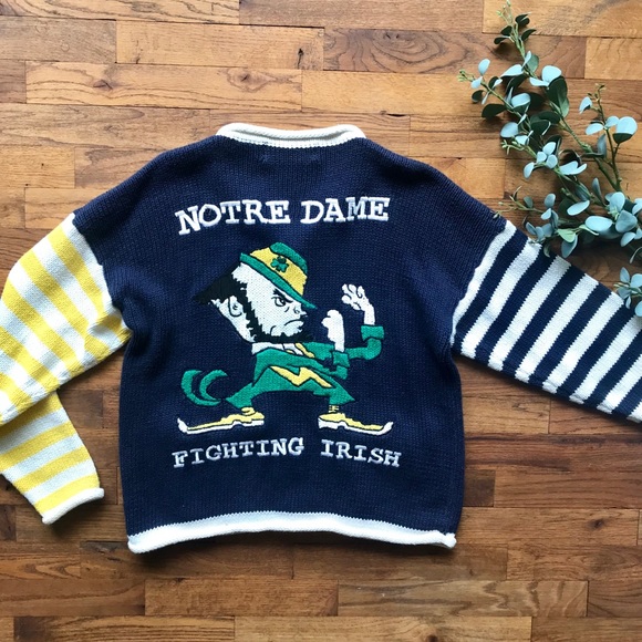 Notre Dame Vintage Knit Sweater 